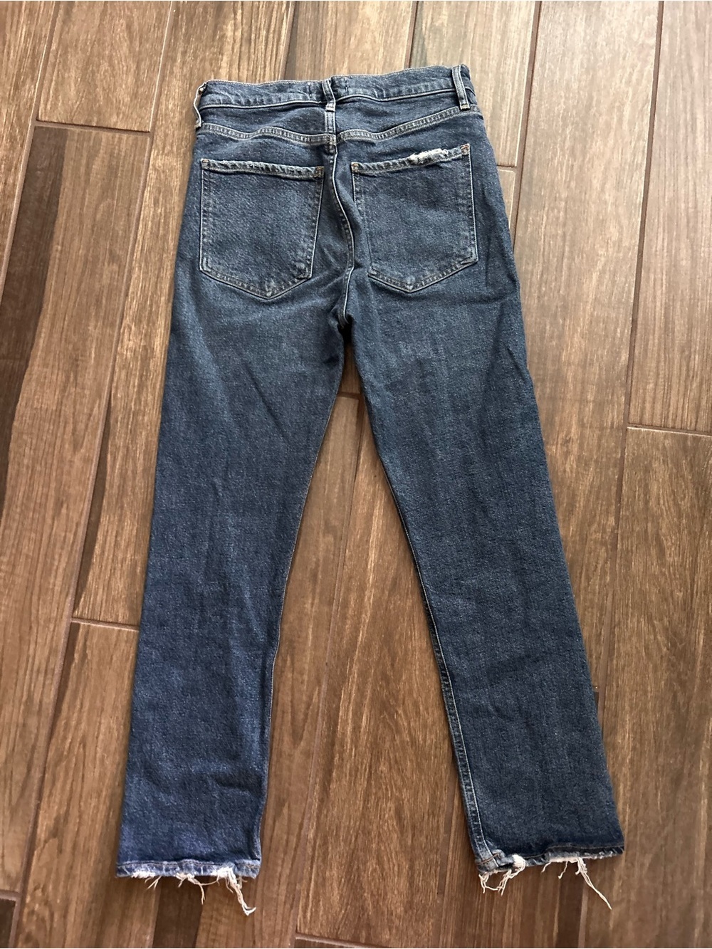 AGOLDE Riley High Rise Straight Crop Jeans in Pastime Wash Sz 26 - Picture 5 of 8
